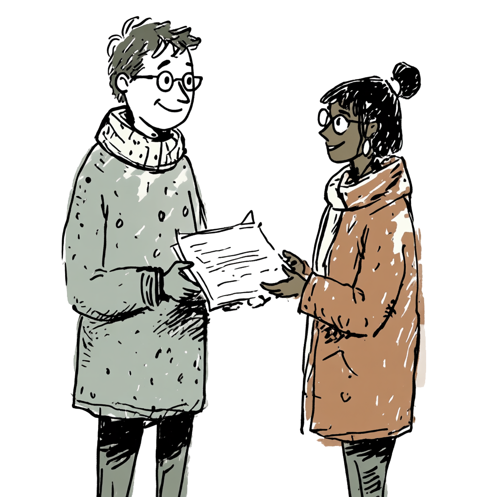 Freelancer with a map
