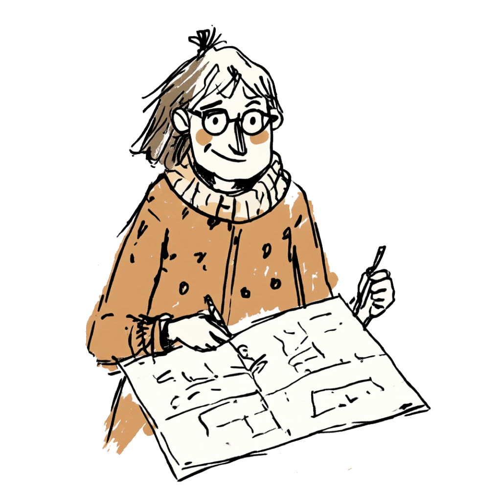 Freelancer with a map